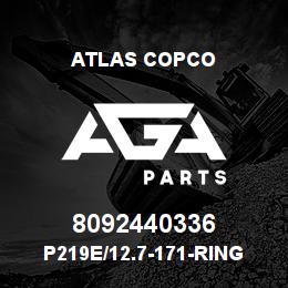 8092440336 Atlas Copco P219E/12.7-171-RING BIT SET | AGA Parts