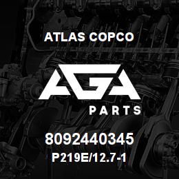 8092440345 Atlas Copco P219E/12.7-1 | AGA Parts