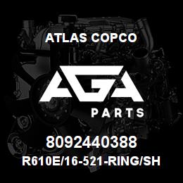 8092440388 Atlas Copco R610E/16-521-RING/SHOE SET | AGA Parts