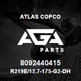 8092440415 Atlas Copco R219E/12.7-175-G2-DHD360 PILOT | AGA Parts