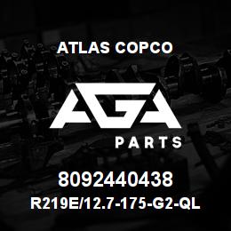 8092440438 Atlas Copco R219E/12.7-175-G2-QL60 PILOT | AGA Parts