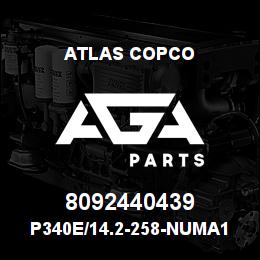 8092440439 Atlas Copco P340E/14.2-258-NUMA100 PILOT | AGA Parts