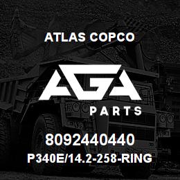 8092440440 Atlas Copco P340E/14.2-258-RING BIT | AGA Parts