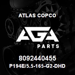 8092440455 Atlas Copco P194E/5.5-165-G2-DHD360 PILOT | AGA Parts