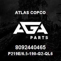 8092440465 Atlas Copco P219E/6.5-190-G2-QL60 PILOT | AGA Parts