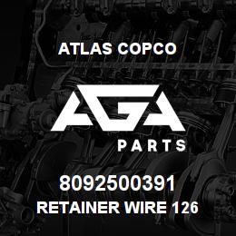 8092500391 Atlas Copco RETAINER WIRE 126 | AGA Parts
