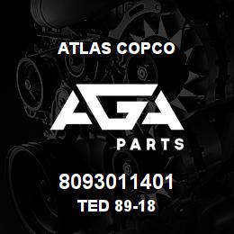 8093011401 Atlas Copco TED 89-18 | AGA Parts