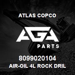 8099020104 Atlas Copco AIR-OIL 4L ROCK DRILL | AGA Parts