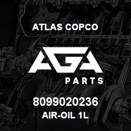 8099020236 Atlas Copco AIR-OIL 1L | AGA Parts