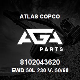 8102043620 Atlas Copco EWD 50L 230 V. 50/60HZ | AGA Parts