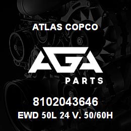 8102043646 Atlas Copco EWD 50L 24 V. 50/60HZ | AGA Parts