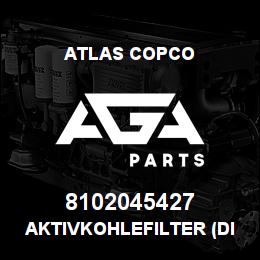 8102045427 Atlas Copco Aktivkohlefilter (DIBT) fuer Oewamat 1 | AGA Parts