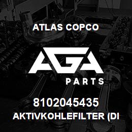 8102045435 Atlas Copco Aktivkohlefilter (DIBT) fuer Oewamat 4 + | AGA Parts