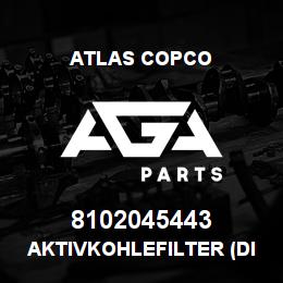 8102045443 Atlas Copco Aktivkohlefilter (DIBT) OSW 55 nicht fue | AGA Parts