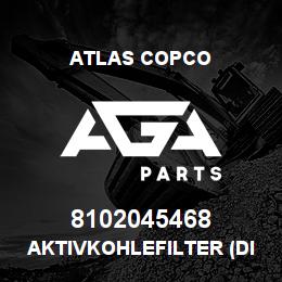 8102045468 Atlas Copco Aktivkohlefilter (DIBT) fuer Oewamat 8 + | AGA Parts