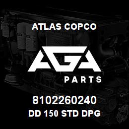 8102260240 Atlas Copco DD 150 STD DPG | AGA Parts