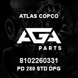 8102260331 Atlas Copco PD 280 STD DPG | AGA Parts