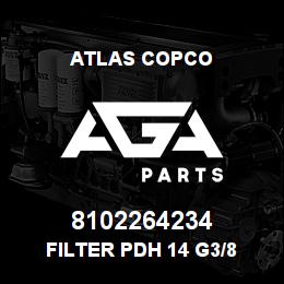 8102264234 Atlas Copco FILTER PDH 14 G3/8 | AGA Parts
