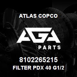 8102265215 Atlas Copco FILTER PDX 40 G1/2 | AGA Parts