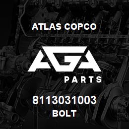 8113031003 Atlas Copco BOLT | AGA Parts
