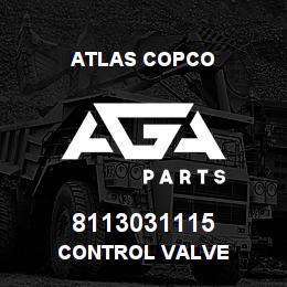 8113031115 Atlas Copco CONTROL VALVE | AGA Parts