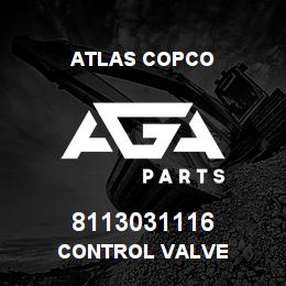 8113031116 Atlas Copco CONTROL VALVE | AGA Parts