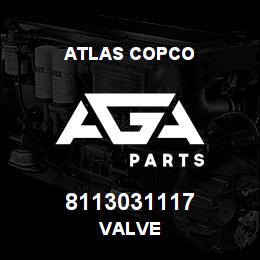 8113031117 Atlas Copco VALVE | AGA Parts