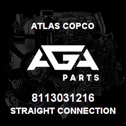 8113031216 Atlas Copco STRAIGHT CONNECTION | AGA Parts