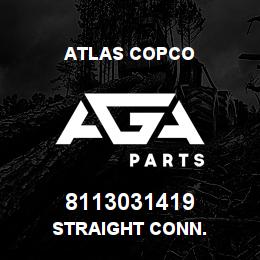8113031419 Atlas Copco STRAIGHT CONN. | AGA Parts