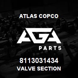 8113031434 Atlas Copco VALVE SECTION | AGA Parts