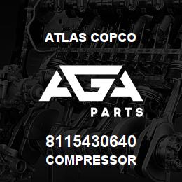 8115430640 Atlas Copco COMPRESSOR | AGA Parts