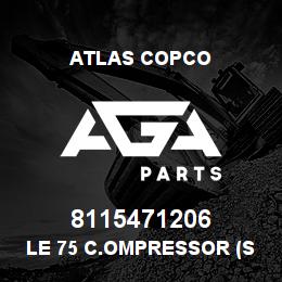 8115471206 Atlas Copco LE 75 C.OMPRESSOR (SPECIAL) | AGA Parts