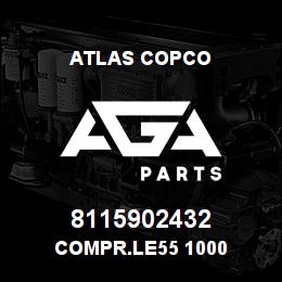 8115902432 Atlas Copco COMPR.LE55 1000 | AGA Parts