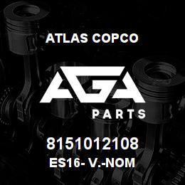 8151012108 Atlas Copco ES16- V.-NOM | AGA Parts
