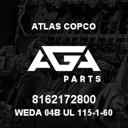 8162172800 Atlas Copco WEDA 04B UL 115-1-60 | AGA Parts