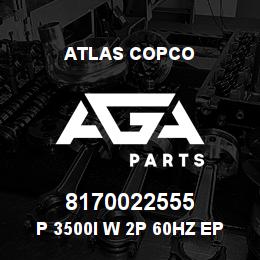 8170022555 Atlas Copco P 3500I W 2P 60HZ EPA *HAZMAT | AGA Parts