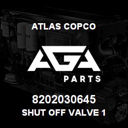 8202030645 Atlas Copco SHUT OFF VALVE 1 | AGA Parts