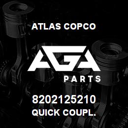 8202125210 Atlas Copco QUICK COUPL. | AGA Parts