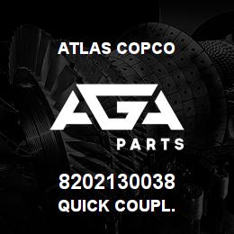 8202130038 Atlas Copco QUICK COUPL. | AGA Parts