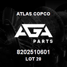 8202510601 Atlas Copco LOT 20 | AGA Parts