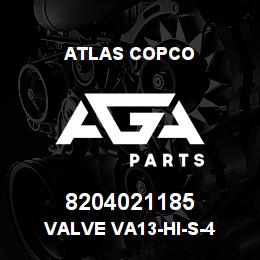 8204021185 Atlas Copco VALVE VA13-HI-S-4 | AGA Parts