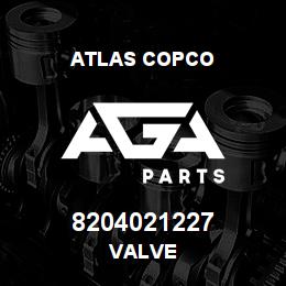 8204021227 Atlas Copco VALVE | AGA Parts