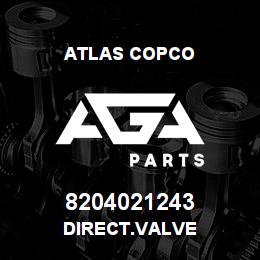 8204021243 Atlas Copco DIRECT.VALVE | AGA Parts