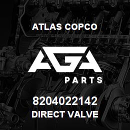 8204022142 Atlas Copco DIRECT VALVE | AGA Parts