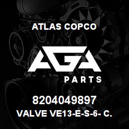 8204049897 Atlas Copco VALVE VE13-E-S-6- C.04 | AGA Parts
