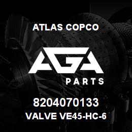 8204070133 Atlas Copco VALVE VE45-HC-6 | AGA Parts