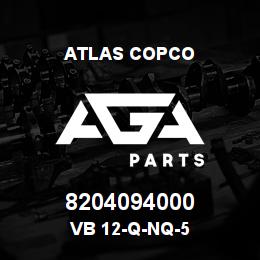 8204094000 Atlas Copco VB 12-Q-NQ-5 | AGA Parts