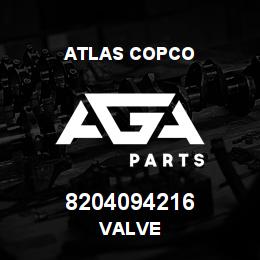 8204094216 Atlas Copco VALVE | AGA Parts