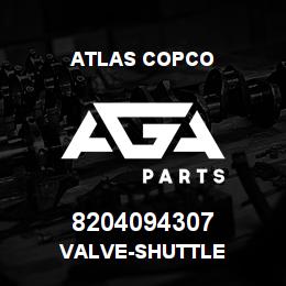 8204094307 Atlas Copco VALVE-SHUTTLE | AGA Parts