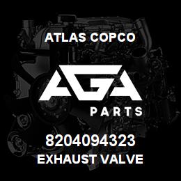 8204094323 Atlas Copco EXHAUST VALVE | AGA Parts